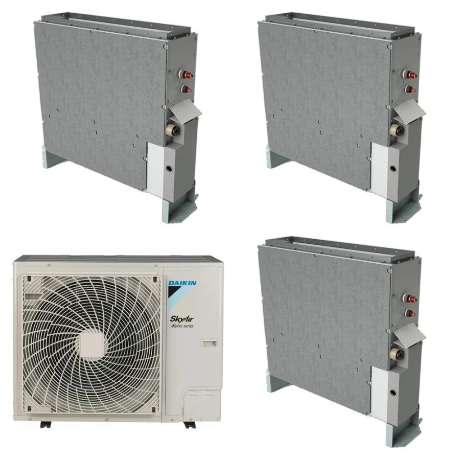 Pack Triple Daikin : 3 x FNA60A9 + groupe RZA200D
