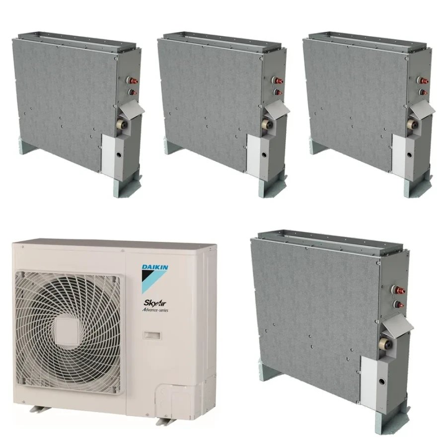 Pack Double Twin Daikin : 4 x FNA35A9 + groupe RZASG140MV