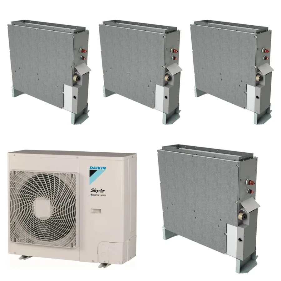 Pack Double Twin Daikin : 4 x FNA35A9 + groupe RZASG140MY
