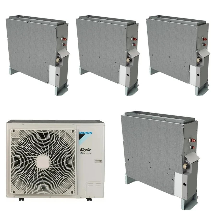 Pack Double Twin Daikin : 4 x FNA50A9 + groupe RZA200D