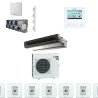 Pack gainable Mitsubishi Electric 14kw pour 150m² Airzone 7 sorties