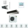 Pack gainable Mitsubishi Electric 14kw pour 150m² Airzone 8 sorties