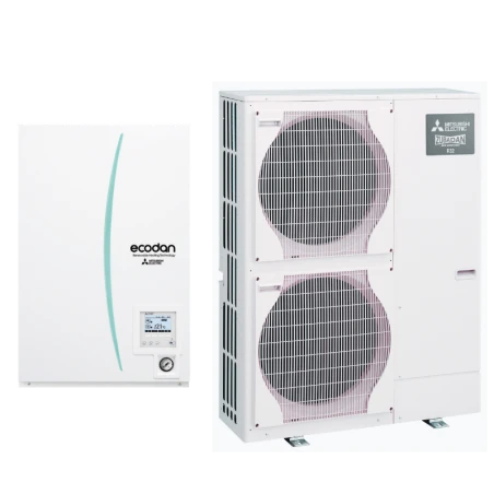 Pac air eau Ecodan zubadan silence hydrobox mural haute température 14 kW - ERSF-VM6E + PUZ-SHWM140VAA ERSF-VM6E + PUZ-SHWM140VA