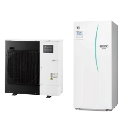 Pac air eau Ecodan power inverter silence Duo 200 L 8 kW - ERST20D-VM6ER1 + PUZ-SWM80VAA ERST20D-VM6ER1 + PUZ-SWM80VAA