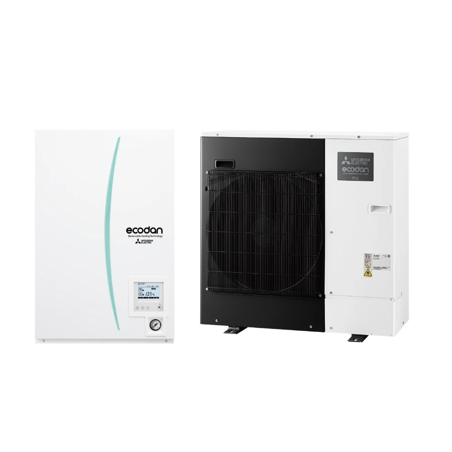 Ecodan power inverter silence 8 kW — PAC air-eau Mitsubishi ERSD-VM6E + PUZ-SWM80VAA