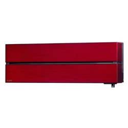 Climatiseur Mitsubishi Electric murale Design Premium rouge rubis 5 kW