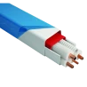 Goulotte blanc pur 80x60mm - longueur 2M   carton de 8